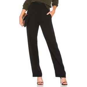 VINCE Size 8 High Waist Straight Lightweight Pants in Dark Navy Blue NWT $295